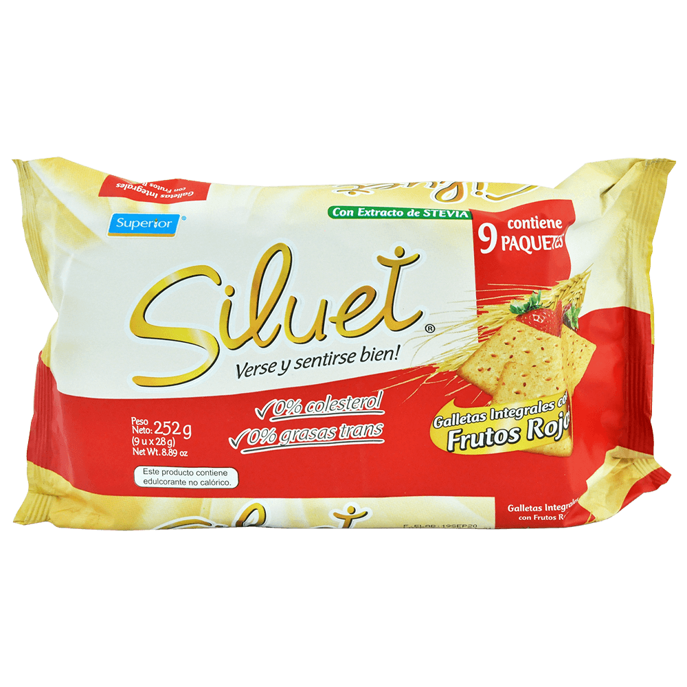 GALLETAS SUPERIOR 252G FRUTOS ROJOS
