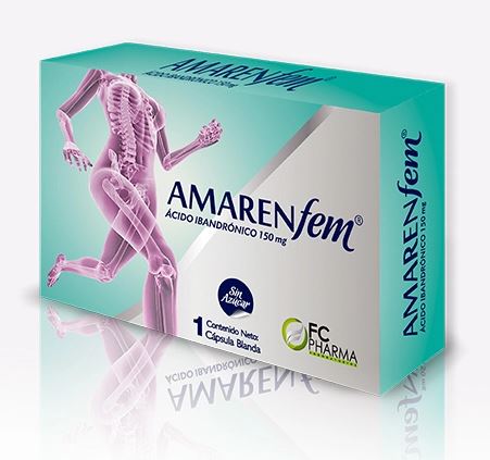 AMARENFEM 150MG X 1CAP ACIDO IBANDRONICO FC  PHARMA