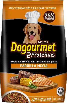 ALIMENTO DOGOURMET 18KG PARRILLA MIXTA ADUL