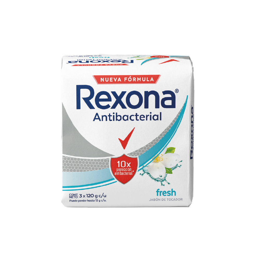 JABON REXONA 120GRX3UND FRESH