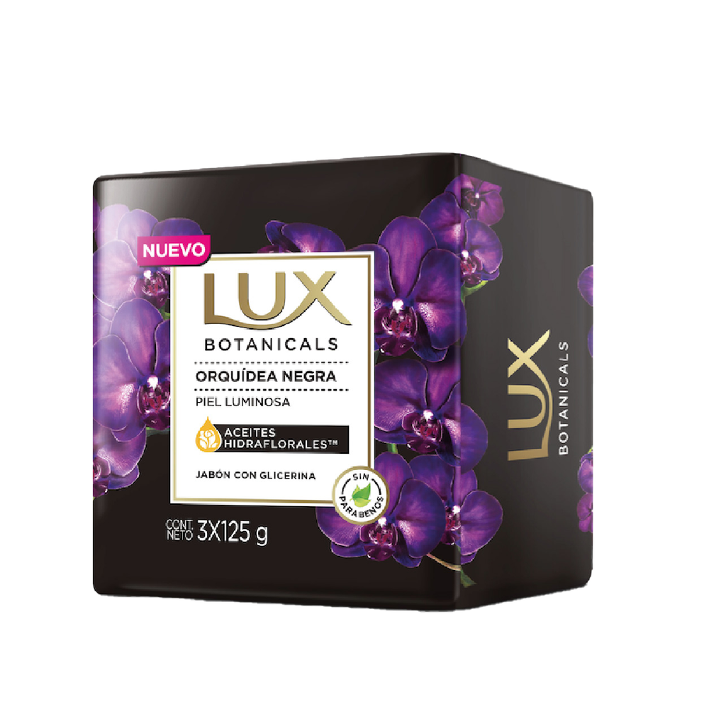 JABON LUX 125GRX3UND ORQUIDEA NEGRA