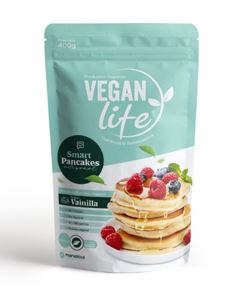 MEZCLA DE PANQUECAS VEGAN LIFE 400GR VAINILLA S/G