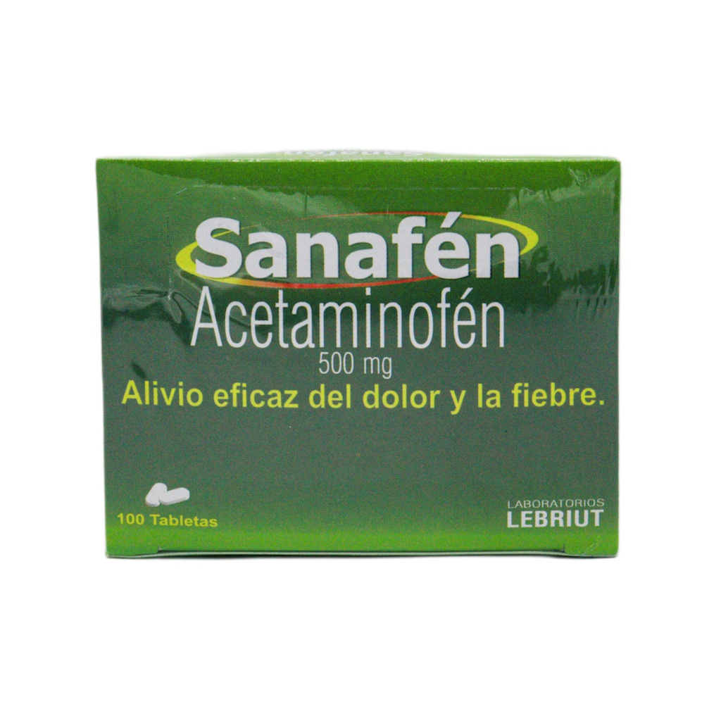 SANAFEN 500MG X 10TABL ACETAMINOFEN LEBRIUT