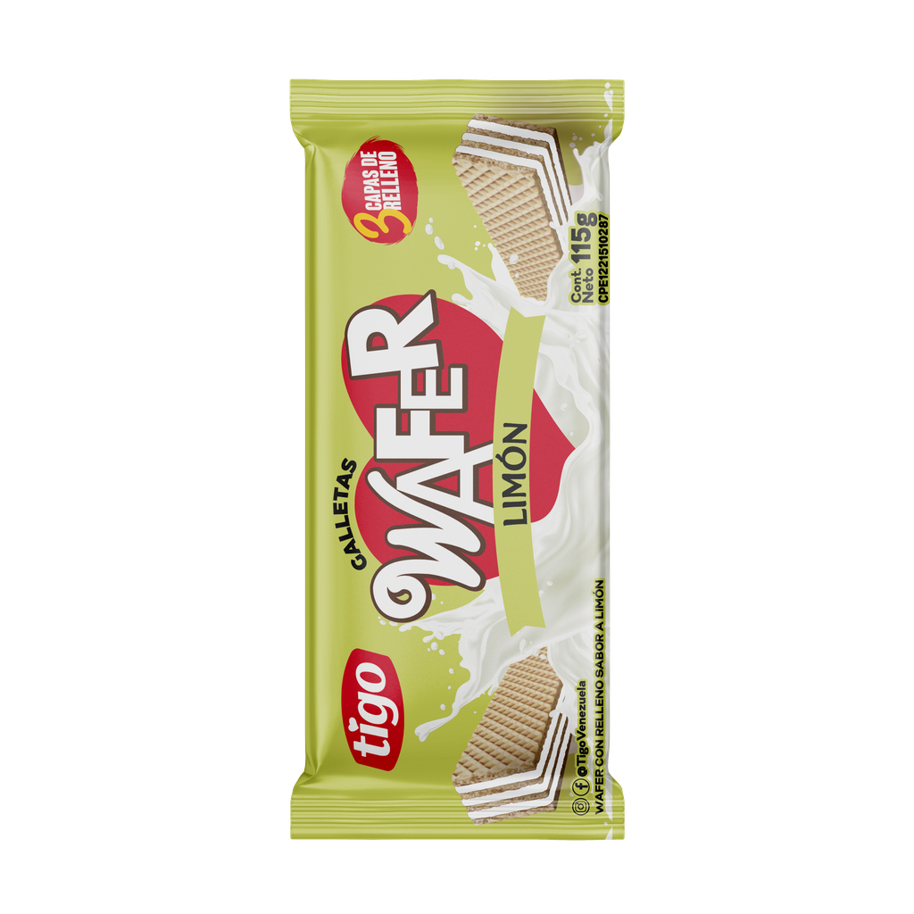 GALLETA TIGO 115GR WAFER LIMON