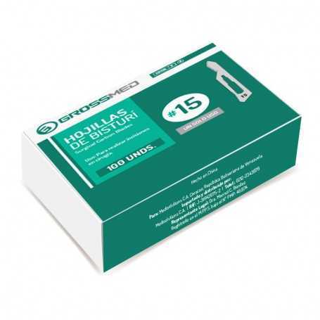 HOJILLA DE BISTURI #15 X 1UND GROSSMED