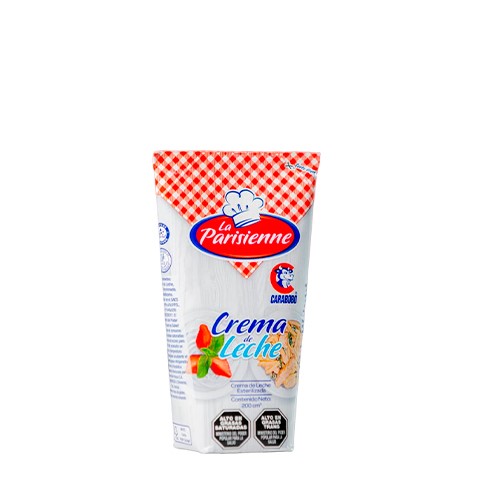 CREMA DE LECHE PARISIENNE 200ML CARABOBO