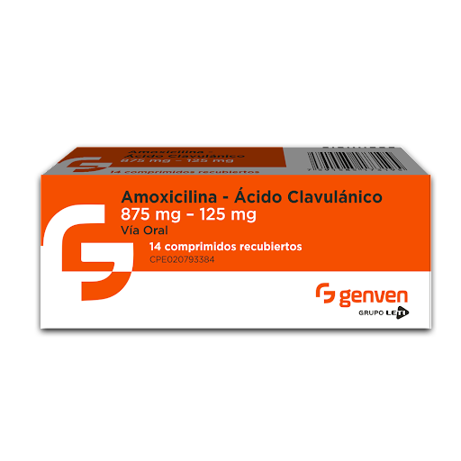 AMOXICILINA ACI CLAVU 875MG 125MG X 14COMP GENVEN