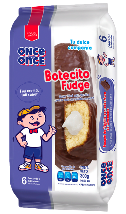 BOTECITO ONCE ONCE 6X300GR FUDGE