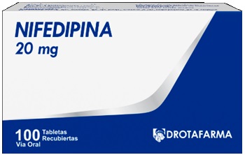 NIFEDIPINA 20MG X 10TABL BLISTER DROTAFARMA***