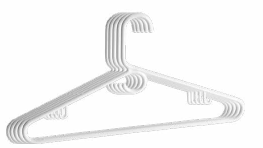 GANCHOS DE ROPA ALF HOGAR 6UND BLANCO