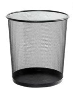 PAPELERA ALF HOGAR METALICA REDONDA