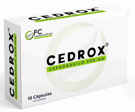 CEDROX 500MG X 10CAPS CEFADROXILO FC PHARMA