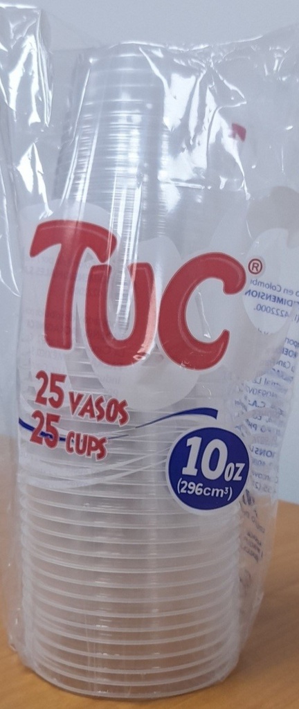 VASOS SELVA  10 OZ 25UND TUC