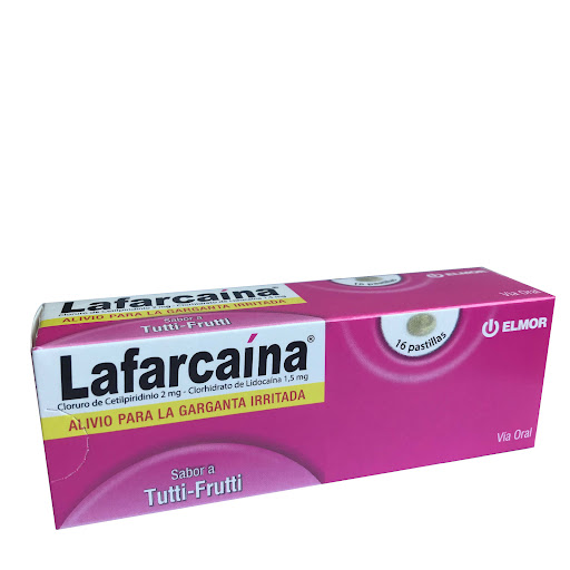 LAFARCAINA 2MG/1.5MG X 16TAB TUTTI FRUTTI ELMOR