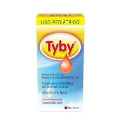 TYBY 80MG 0,5MG X 30ML ACETAM CLORFE GOTAS BIOTECH