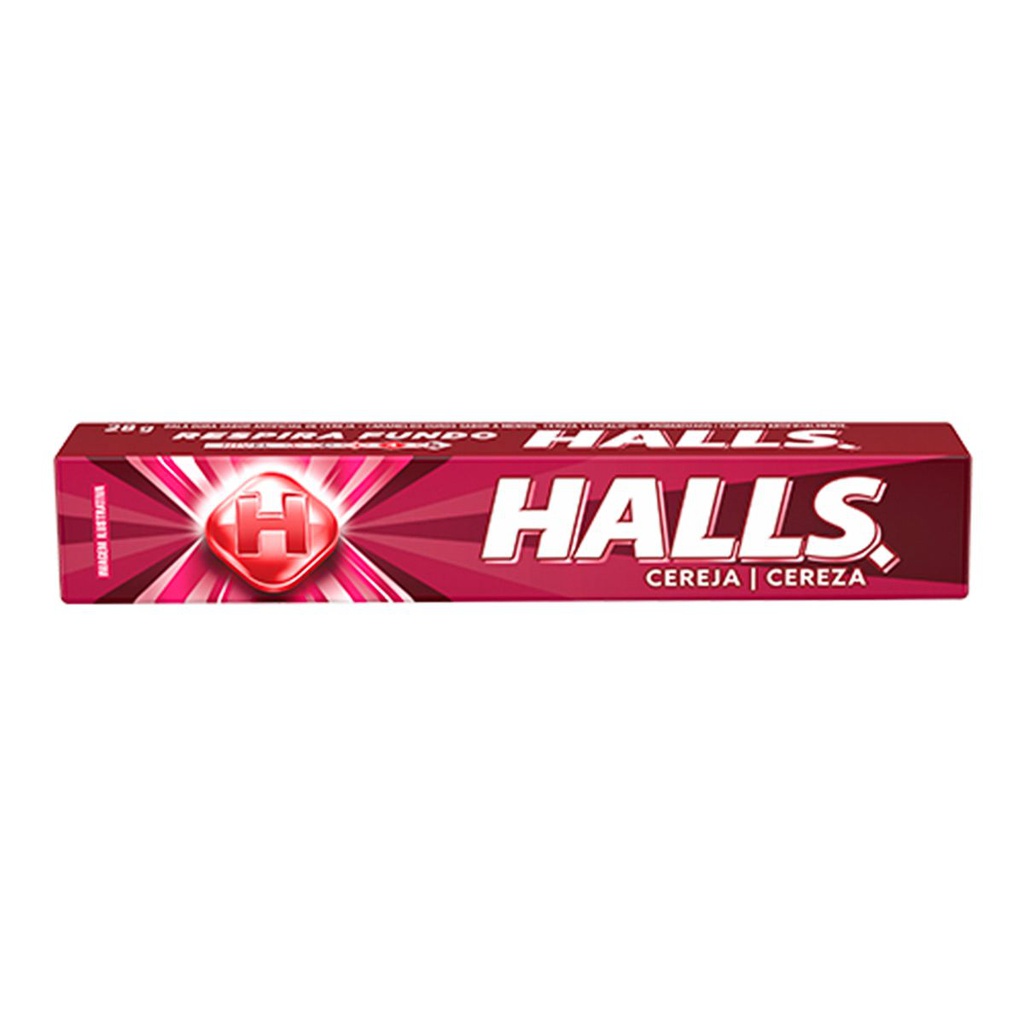 CARAMELOS HALLS CEREZA 28GR***