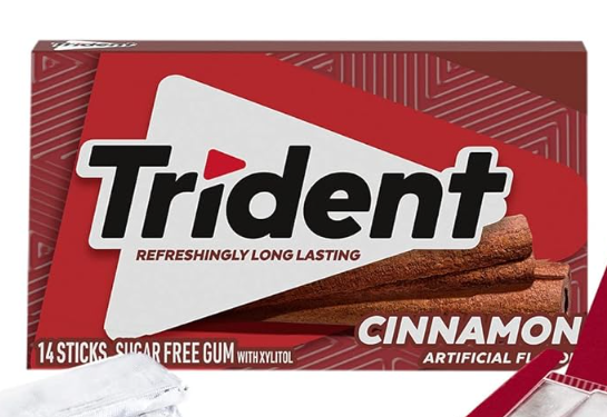 CHICLE TRIDENT UND CINNAMON***