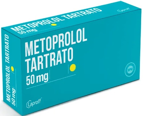 METOPROLOL TARTRATO 50MG 10TAB LAPROFF***