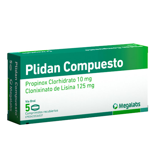 PLIDAN COMP 10MG 125MG X 5COMP MEGALABS