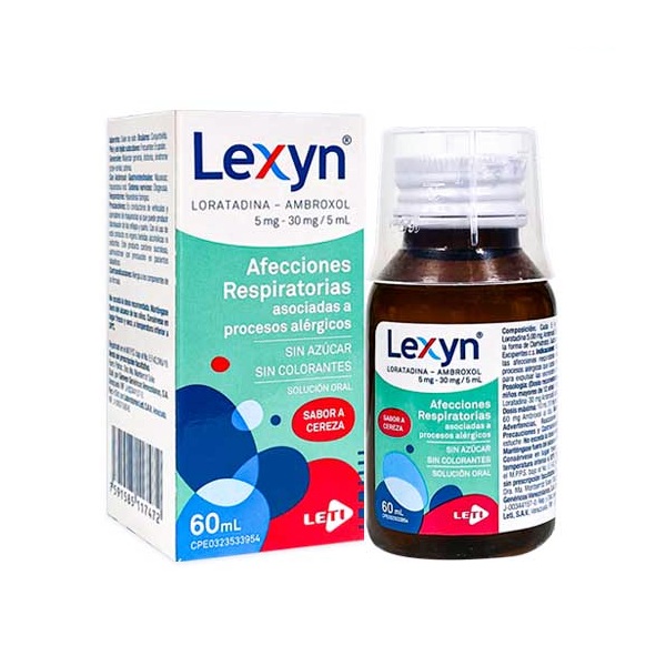 LEXYN 5MG 30MG/5ML X60ML LORAT AMBRO LETI
