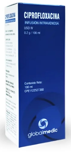 CIPROFLOXACINA 0,2G X 100ML INF I.V GLOBAL MEDIC