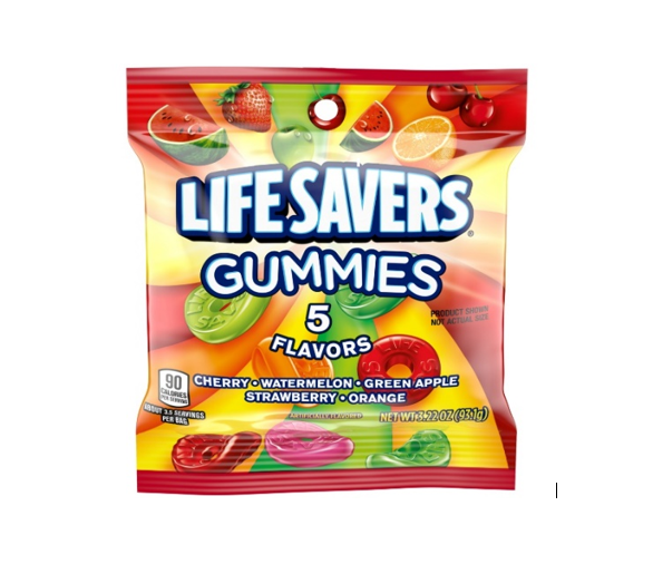 GOMITAS LIFE SAVERS 91,3GR 5 FLAVORS