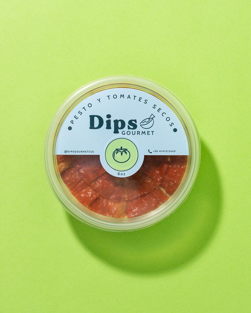 DIPS GOURMET PESTO Y TOMATES SECOS