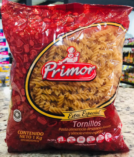 PASTA PRIMOR 1KG TORNILLO EXTRA ESPECIAL
