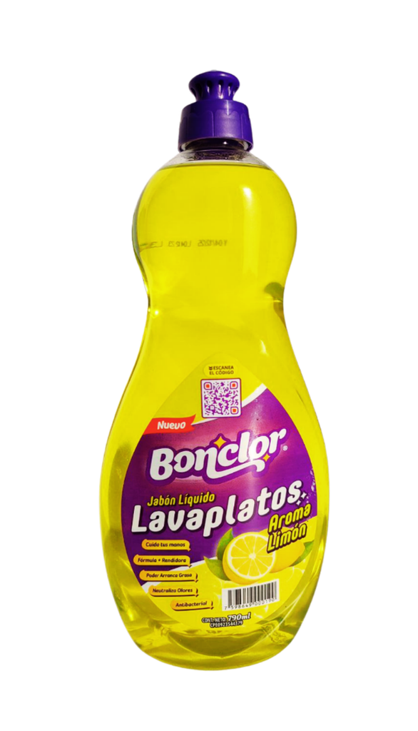 LAVAPLATOS BONCLOR 790ML LIMON