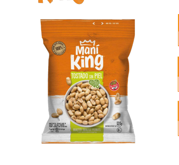 MANI KING 120GR SIN SAL Y PIEL