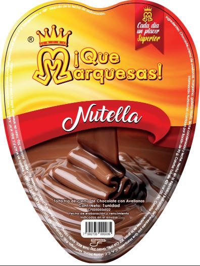 TORTA QUE MARQUESA 180GR NUTELLA