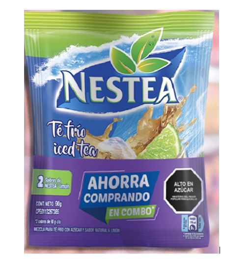TE EN POLVO NESTEA DUO 90GR LIMON