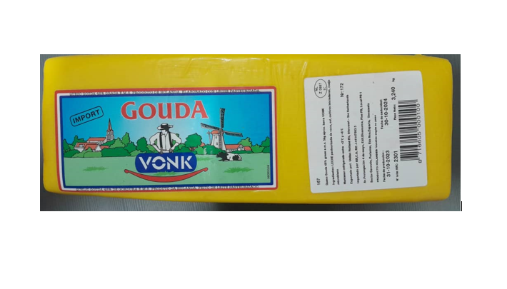 QUESO GOUDA VONK X KG BARRA