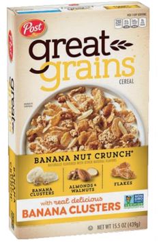 CEREAL POST 439GR BANANA GREAT GRAINS