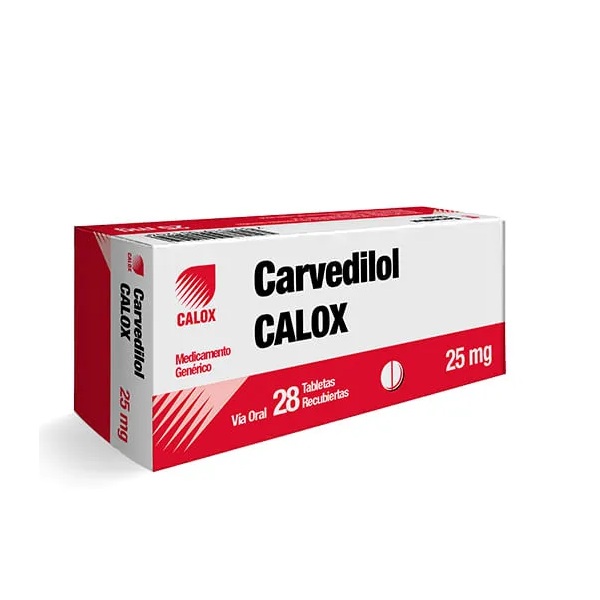 CARVEDILOL 25MG X 28TABL CALOX