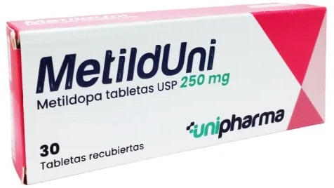METILDUNI 250MG X 30TABL METILDOPA UNIPHARMA