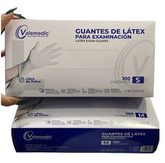 GUANTES DE EXAMEN 100UND NITRILO S VALEMEDIC