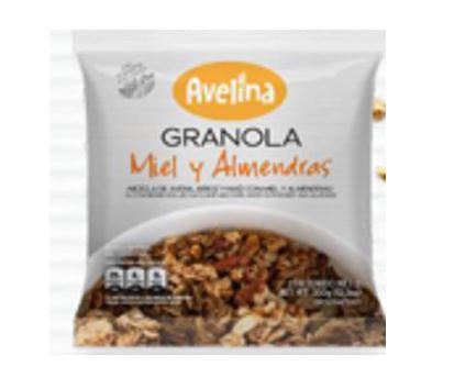 GRANOLA AVELINA 350GR MIEL Y ALMENDRAS