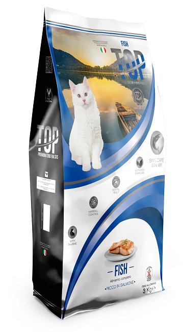 ALIMENTO P/GATO TOP 3KG FISH