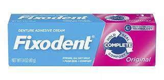CREMA ADHESIVA FIXODENT 40GR PARA DENTURA