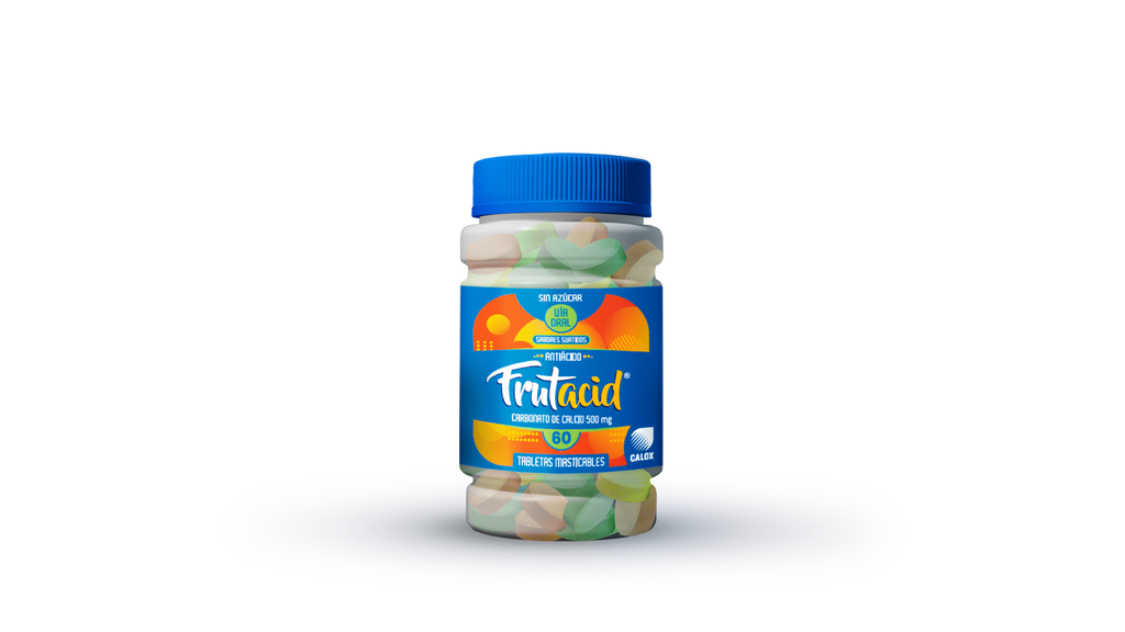 FRUTACID 500MG X 60TABL MAST CARBONATO CALCIO CALOX