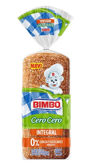 PAN SANDWICH BIMBO 500GR INTEGRAL CERO CERO
