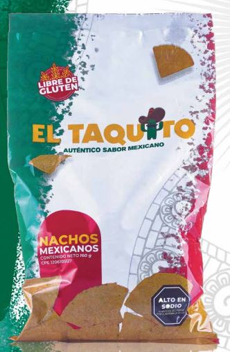 NACHOS EL TAQUITO 160GR MEXICANOS
