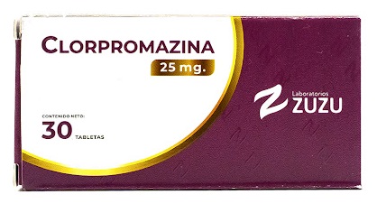 CLORPROMAZINA 25MG X 30TABL ZUZU