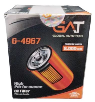 FILTRO DE ACEITE GAT STARLET COROLLA YARIS TERIO G-4967