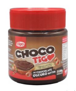 CHOCOLATE TIGO 200GR OSCURO AVELLANA