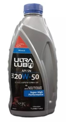 ACEITE ULTRA LUB 1LT 20W50 MINERAL