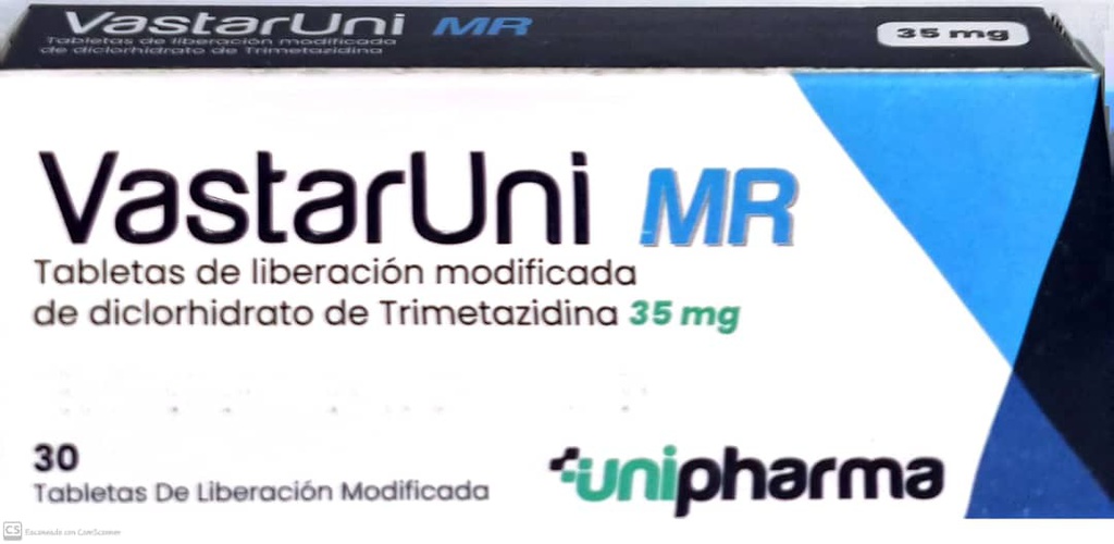 VASTARUNI MR 35MG X 30TABL LP TRIMETAZIDINA UNIPHARMA