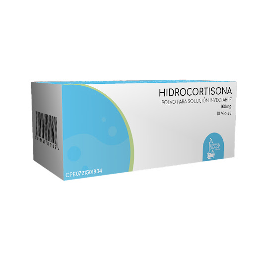 HIDROCORTISONA 100MG X 1AMP DAMPE