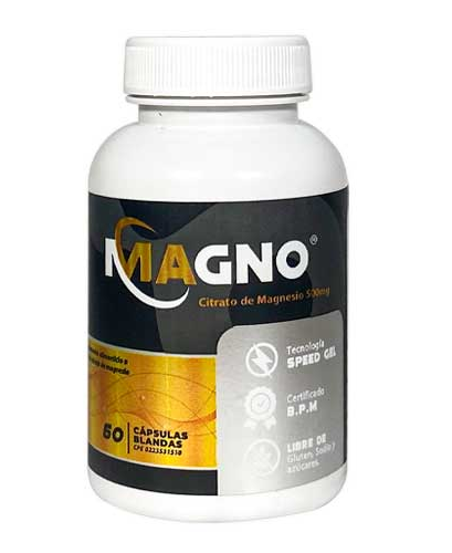 MAGNO 500MG X 60CAPS CITRATO MAGNESIO BIOFAR
